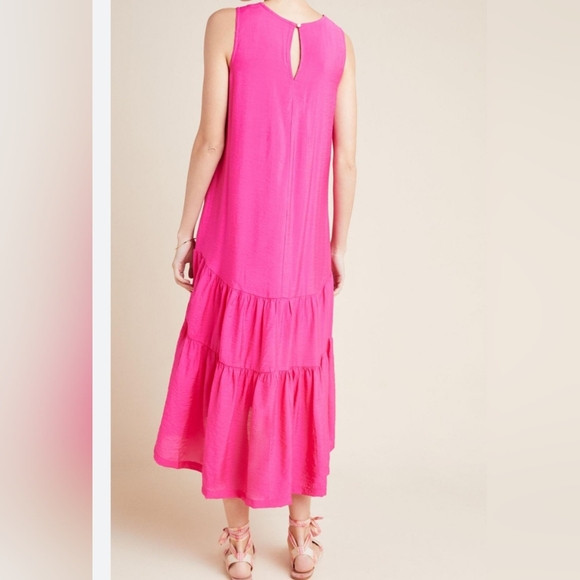 Anthropologie Maeve midi dress .asymmetrical. - Picture 2 of 8